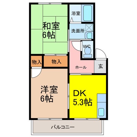 レーベン渋谷の物件間取画像